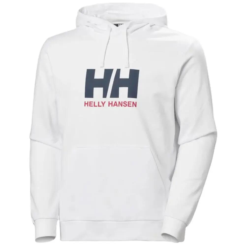 Helly Hansen Logo White Men's Polar Fleece Sweatshirts.