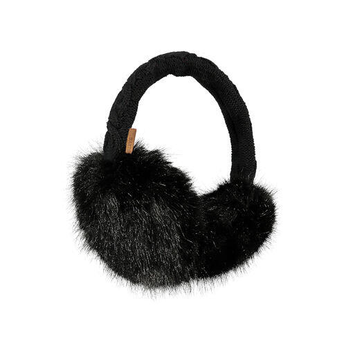 Cache Oreilles Fur Earmuffs Black 4/4