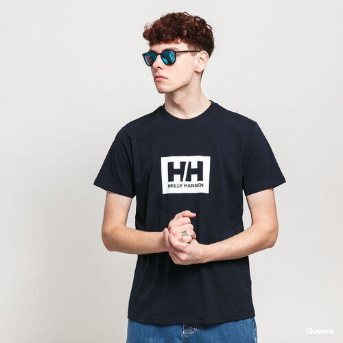 Herren Kurzarm-T-Shirt Helly Hansen 53285 599  Marineblau 3/5