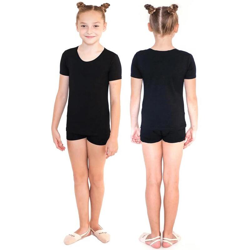 T-Shirt de Gymnastique et Danse Manches Courtes