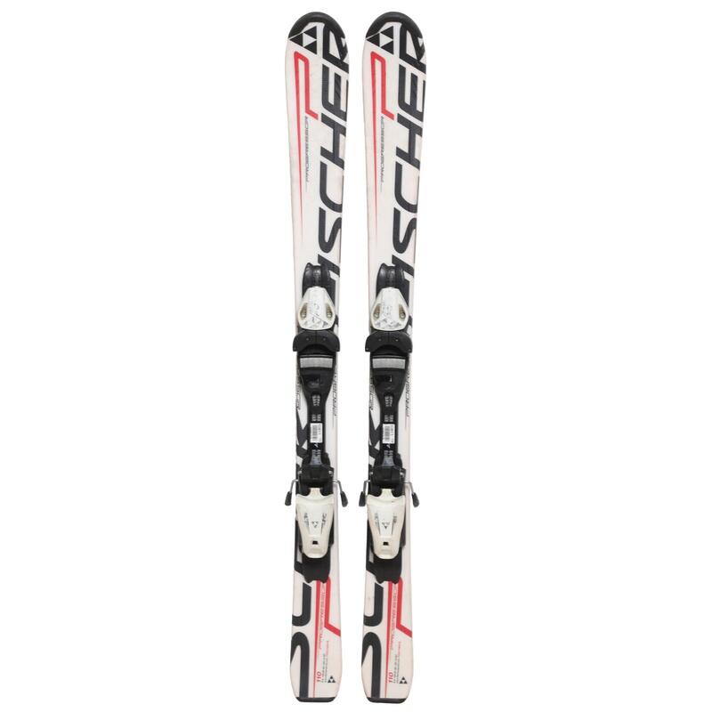 RECONDITIONNE - Ski Junior Fischer Progressor + Fixations - BON