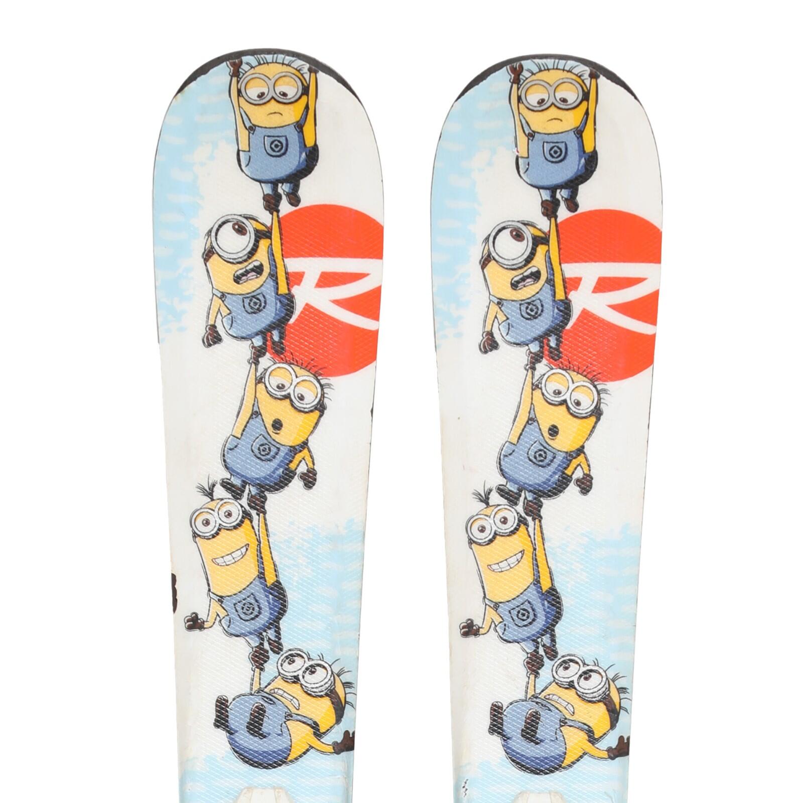RECONDITIONNE - Ski Junior Rossignol Despicable Me Minion + Fixations 5/5