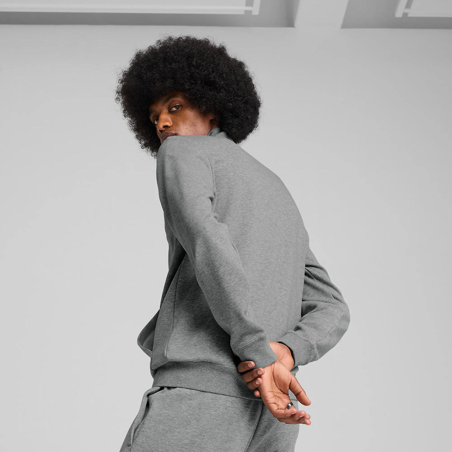 Veste de survêtement à logo N° 1 Essentials Homme PUMA Medium Gray Heather 7/7