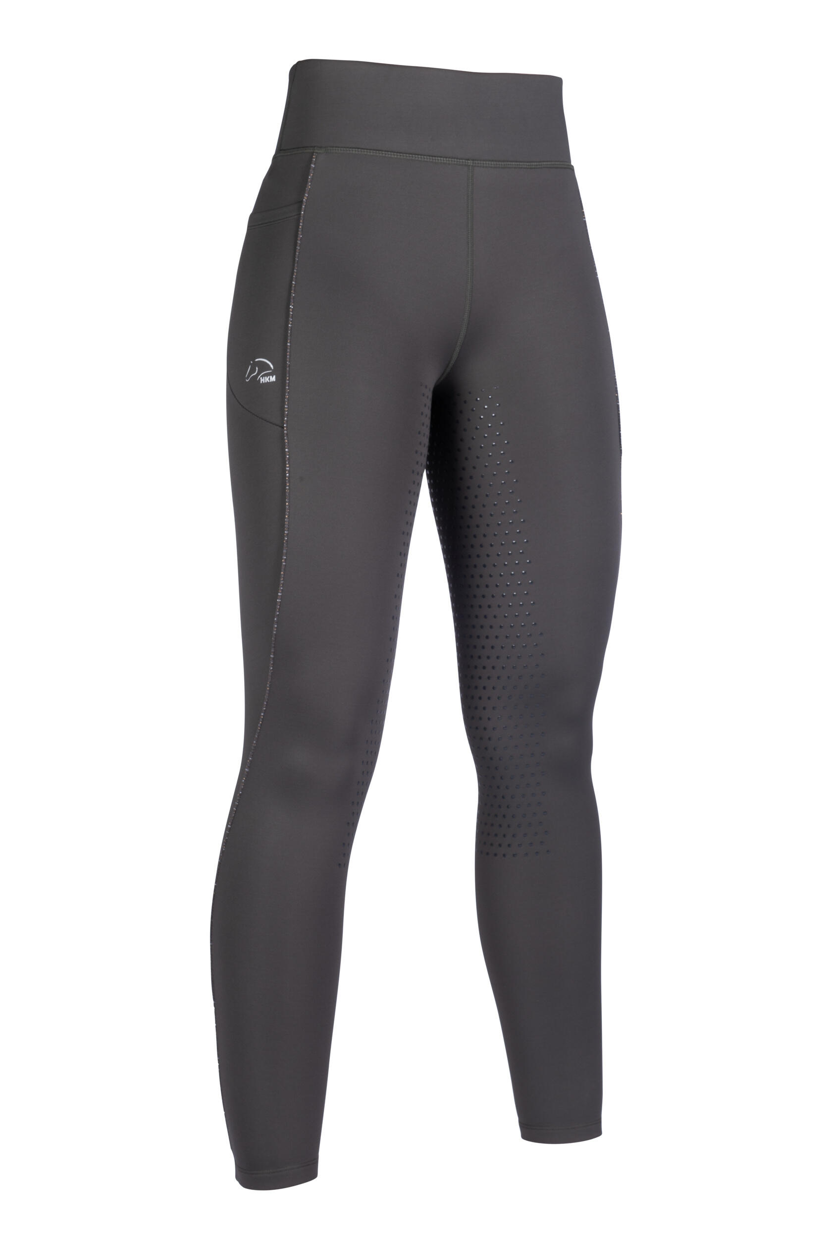 Damskie legginsy jeździeckie z pełną przyczepnością HKM Alice 4/7