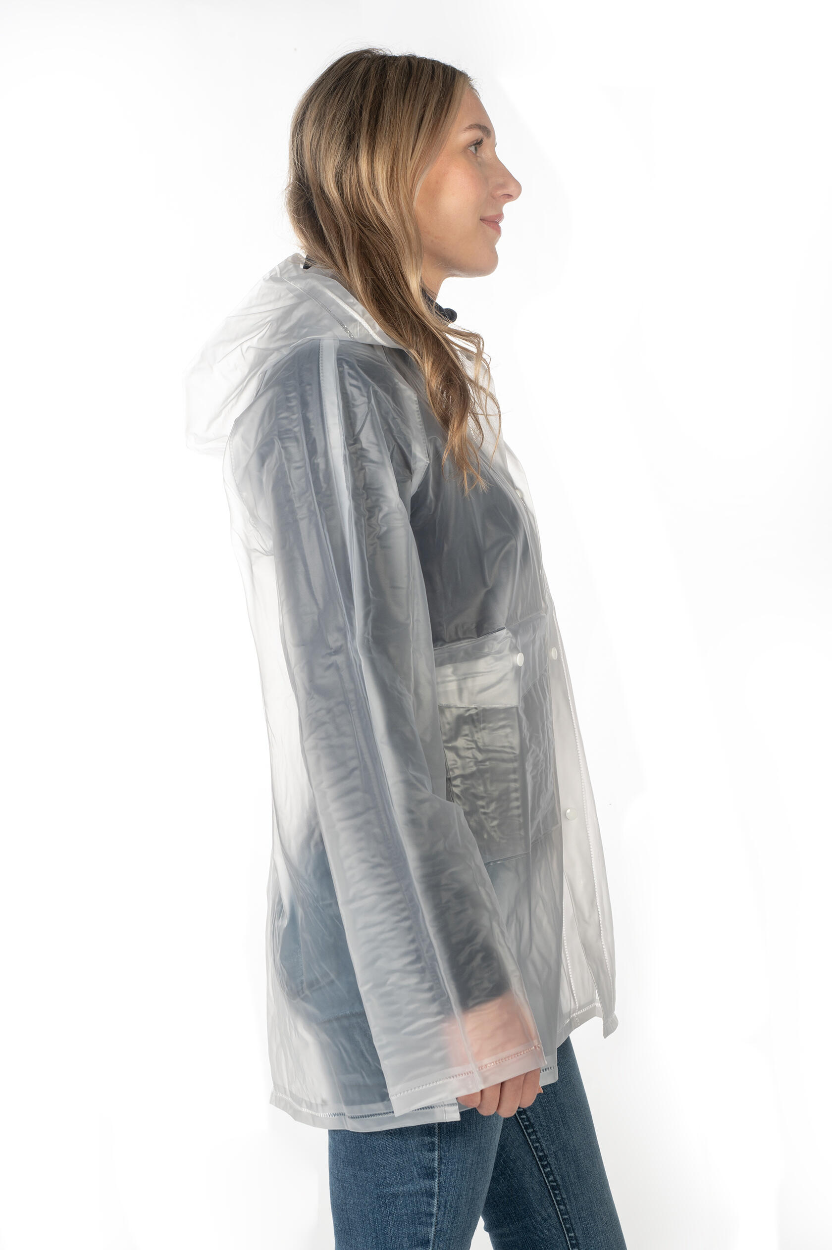 Imperméable do jazdy konnej przezroczysty HKM 3/7