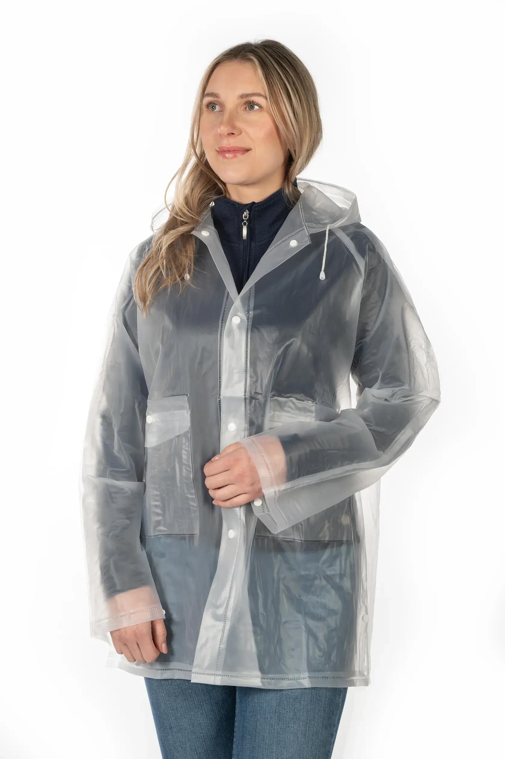 Kinder Regenjacke, transparent 2/7