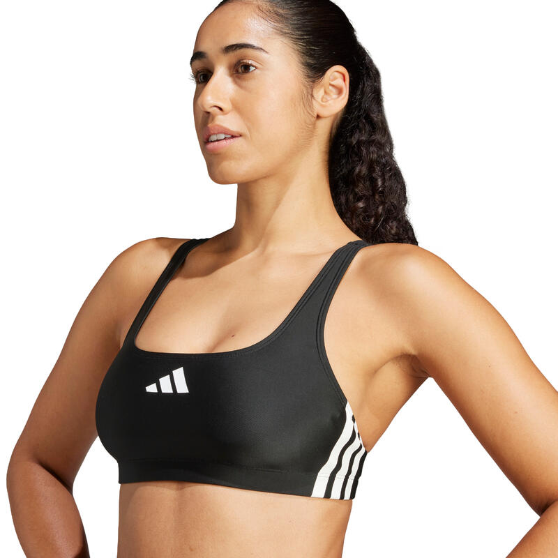 V-hátú női, két részes fürdőruha adidas 3-Stripes