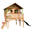 AXI Sophie Maisonnette en bois Enfant avec Toboggan Vert