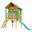 AXI Laura Maison en bois pour enfant avec Toboggan Vert