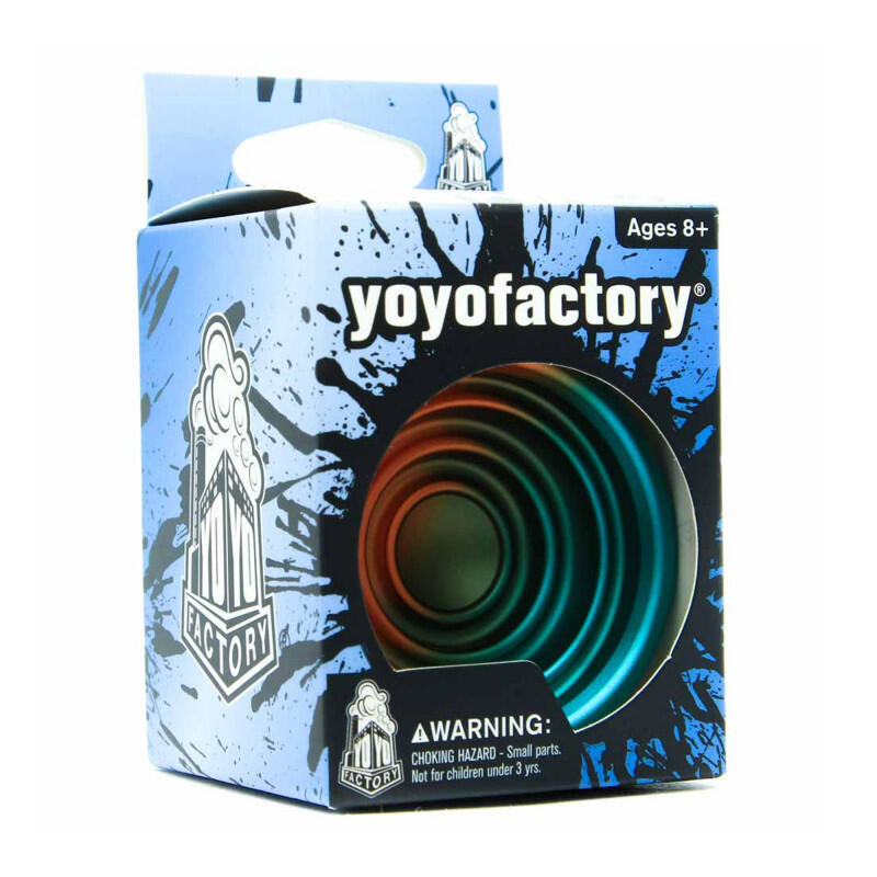YoyoFactory Bullseye Yo-Yo - Orange/Turquoise 4/4