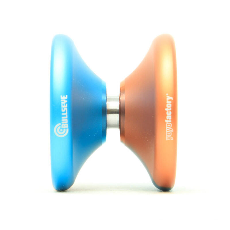 YoyoFactory Bullseye Yo-Yo - Orange/Turquoise 2/4