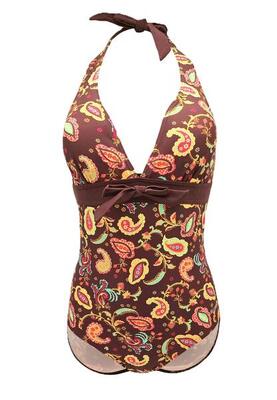 Badeanzug BECO Neckholder Swimsuit 'Boho Blossom'