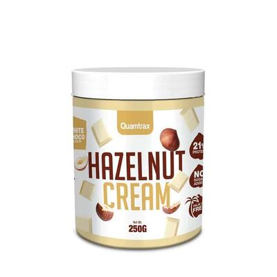 Haselnusscreme – 250 g Quamtrax Weiße Schokolade
