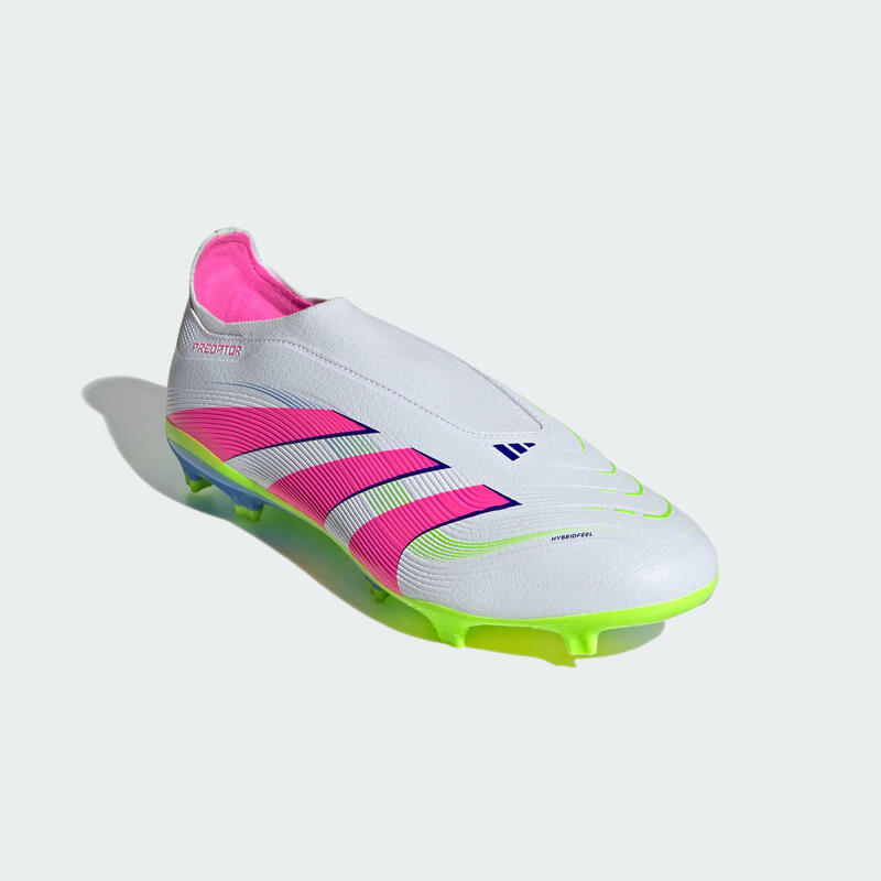 Ghete de fotbal Predator League fără șireturi pentru teren ferm/multi-teren