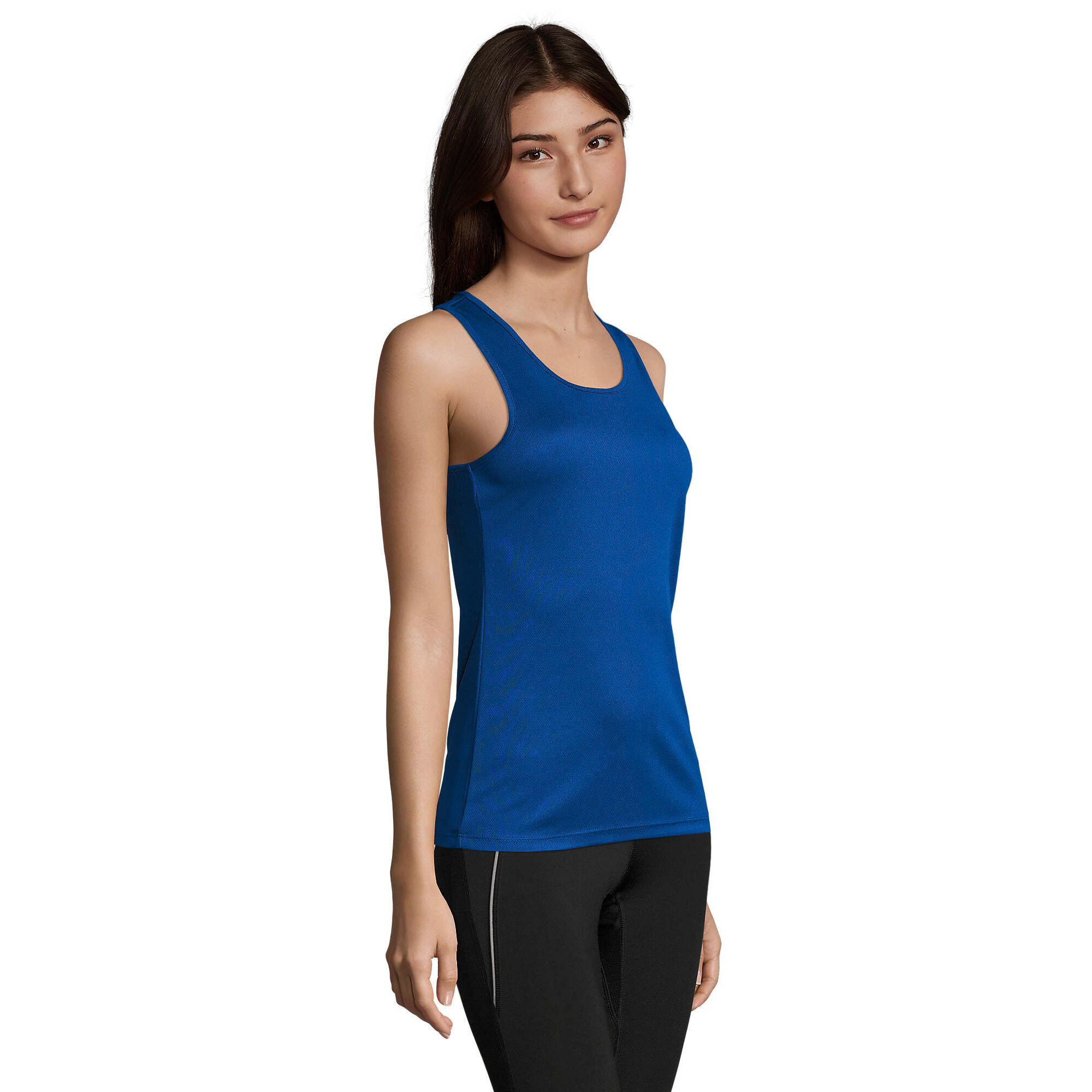 Dames Sporty Tank Top (Koningsblauw) 3/4
