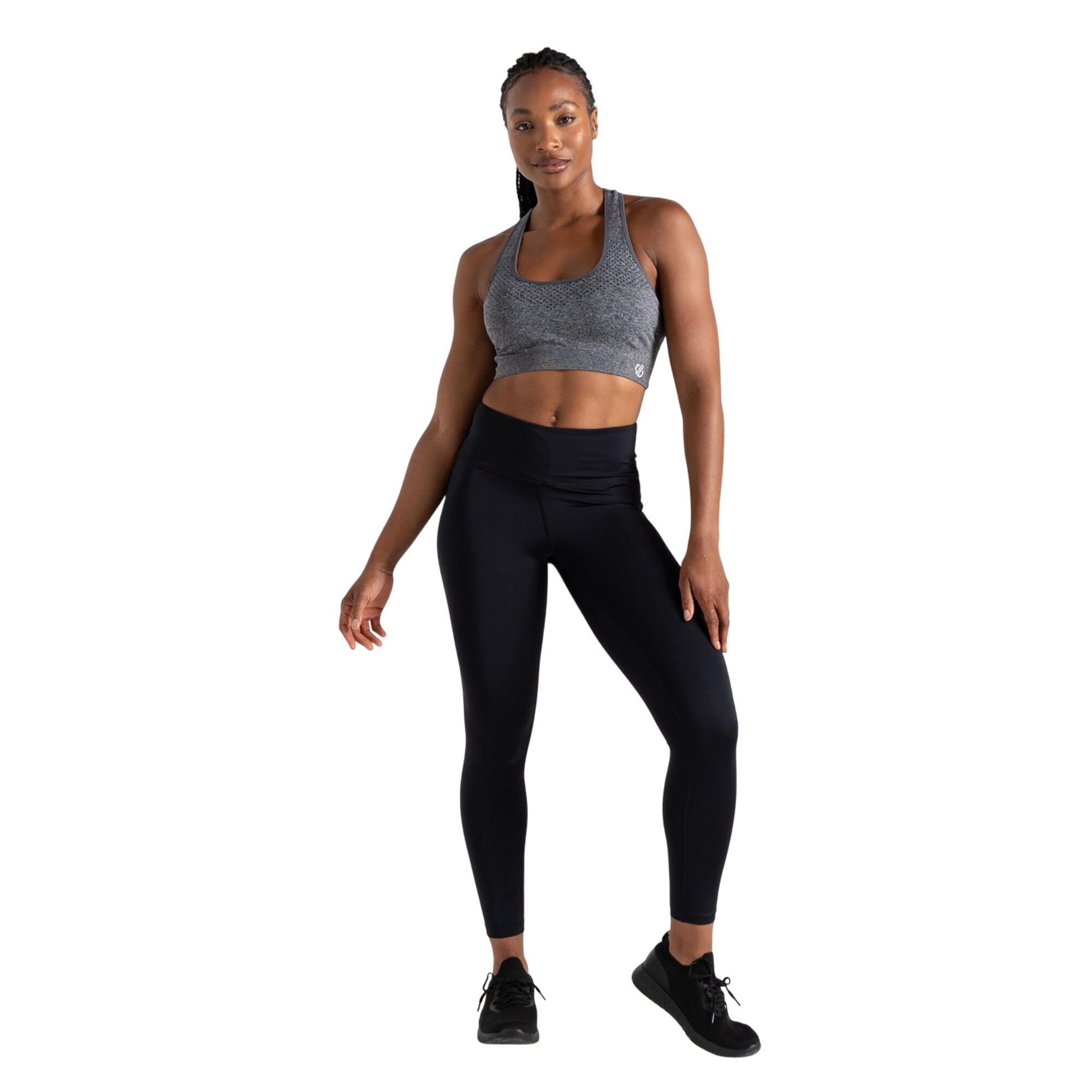 Brassière De Sport DONT SWEAT IT Femme (Gris Foncé) 7/7
