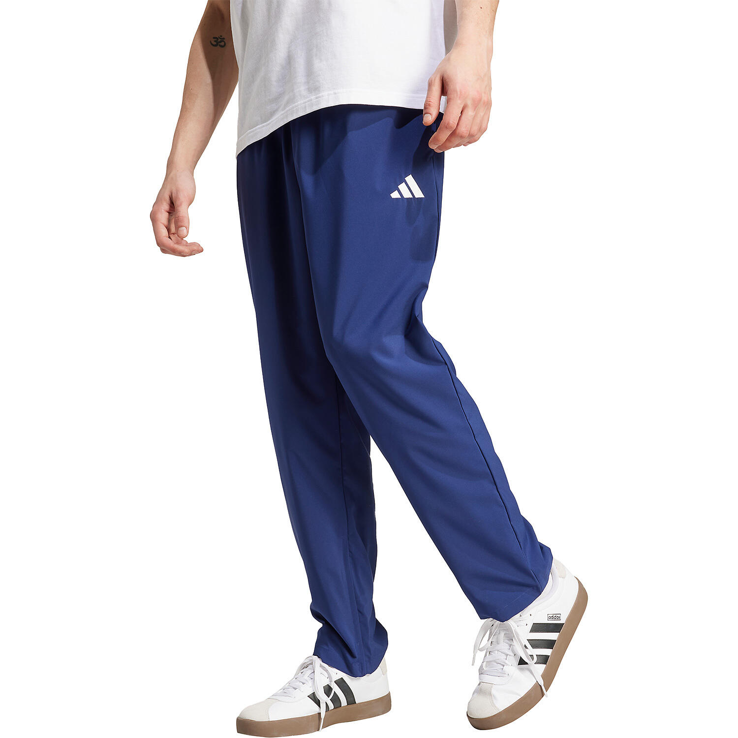 Calças de jogging com bainha aberta adidas Essentials Small Logo Stanford 2/6