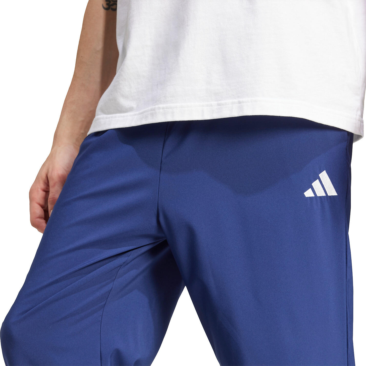 Calças de jogging com bainha aberta adidas Essentials Small Logo Stanford 4/6
