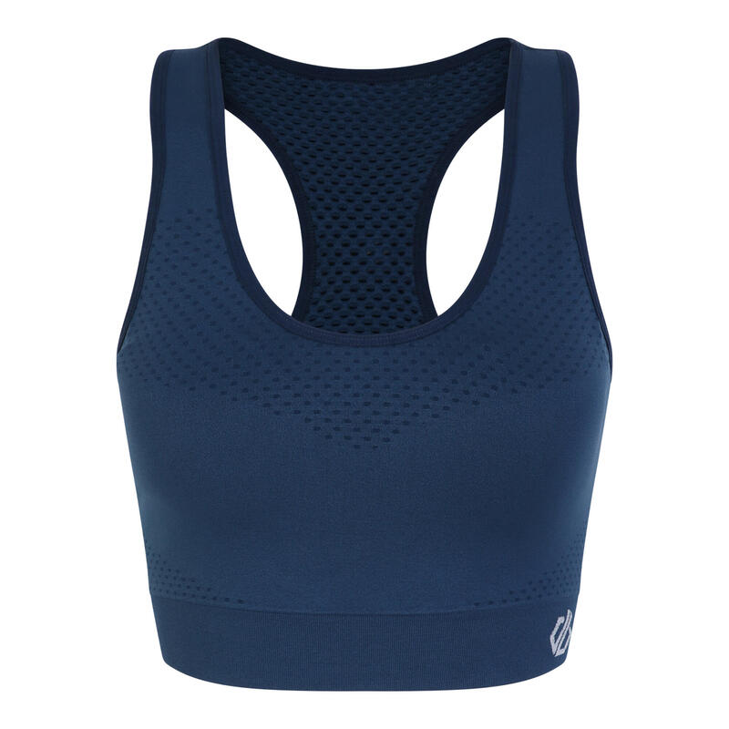 "Dont Sweat It II" SportBH für Damen Dunkel-Jeansblau