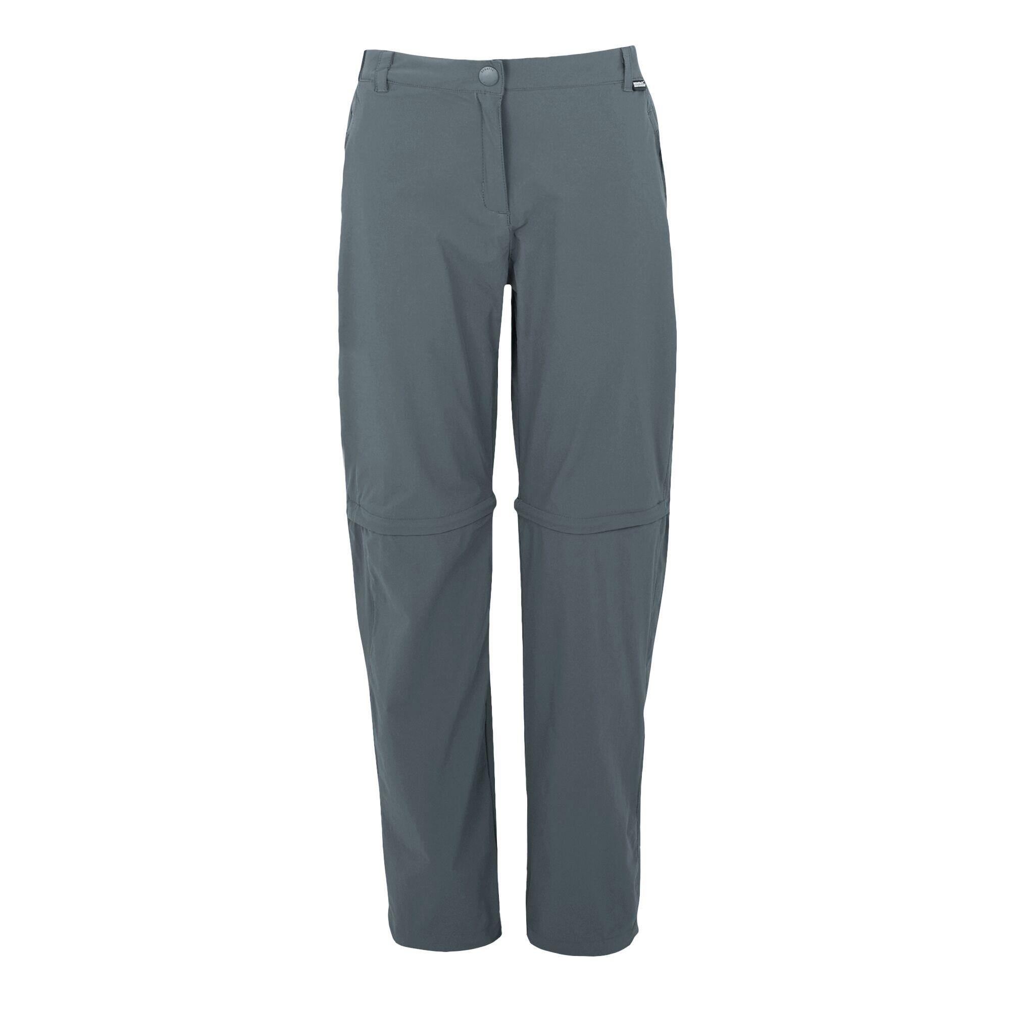 REGATTA Pantaloni Da Trekking Ripiegabile Donna Regatta Travel Light II Grigio Foca