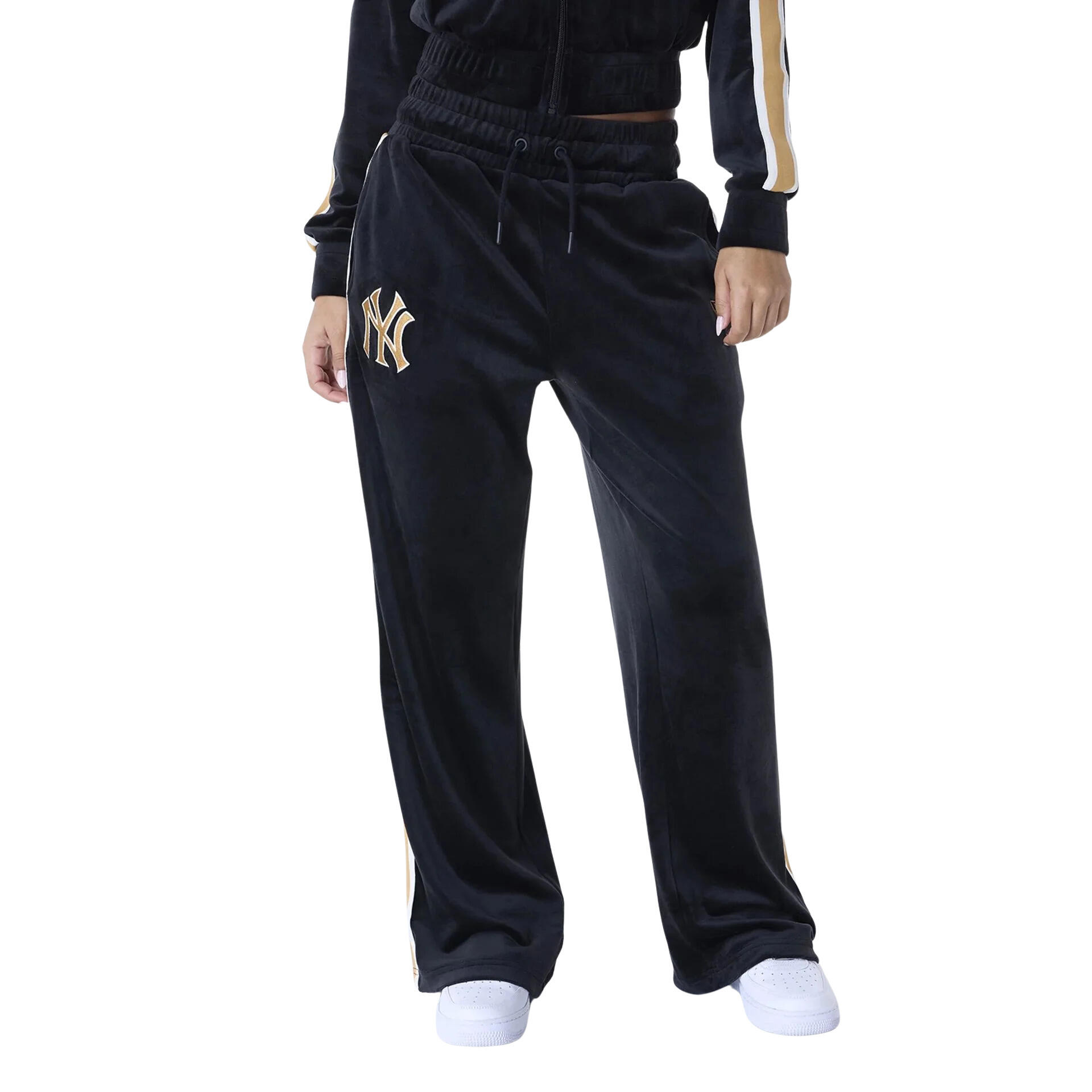 Pantaloni sportivi da donna in velluto New York Yankees 2/7