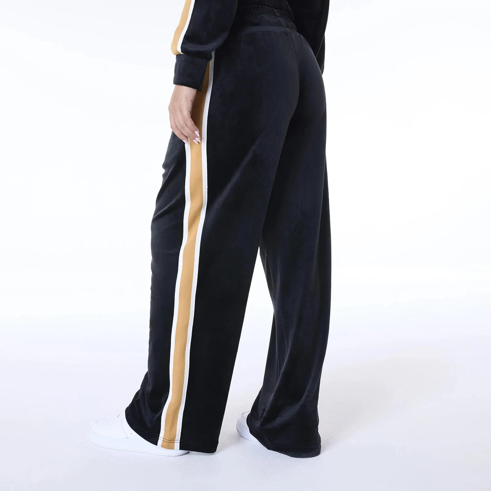 Pantaloni sportivi da donna in velluto New York Yankees 3/7