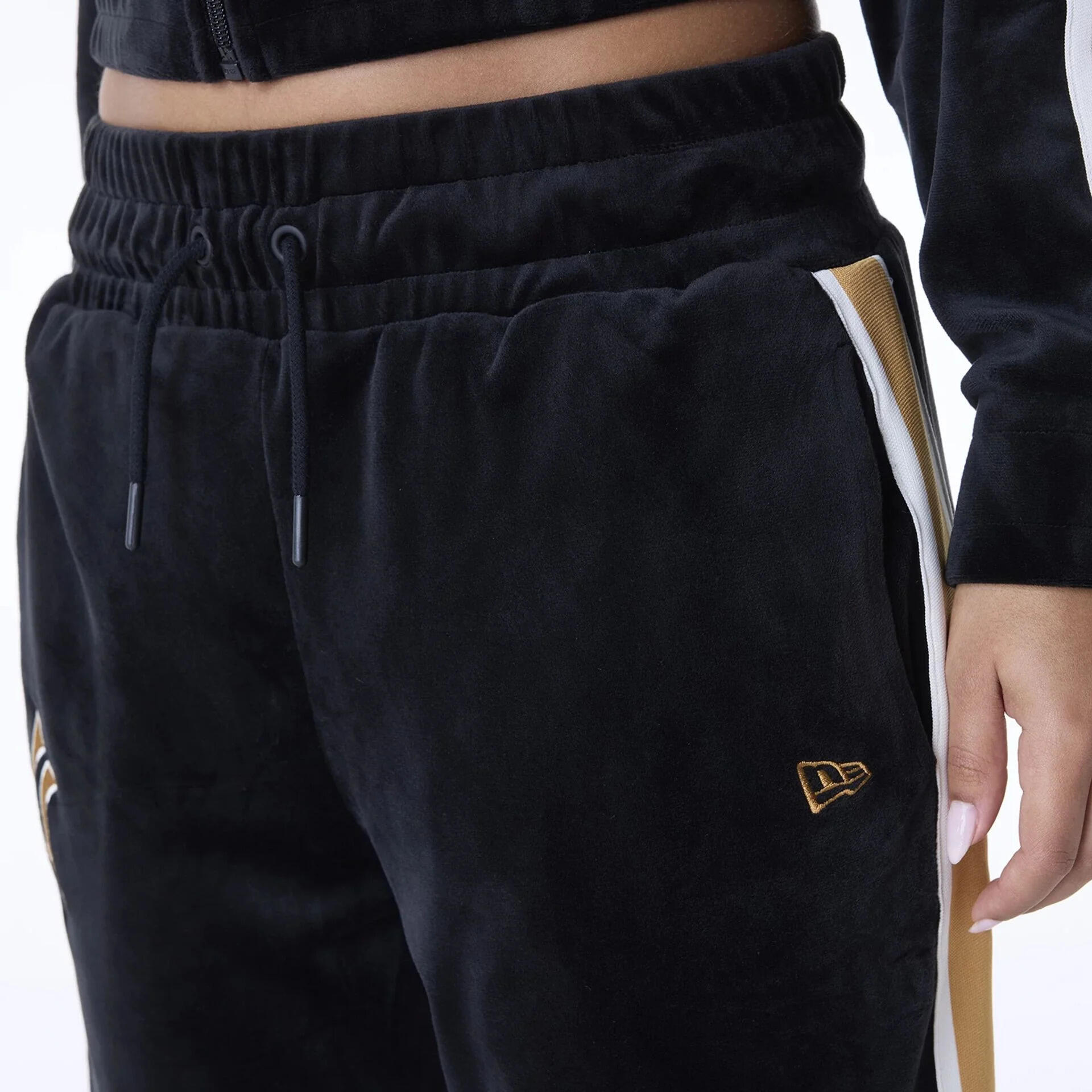 Pantaloni sportivi da donna in velluto New York Yankees 4/7