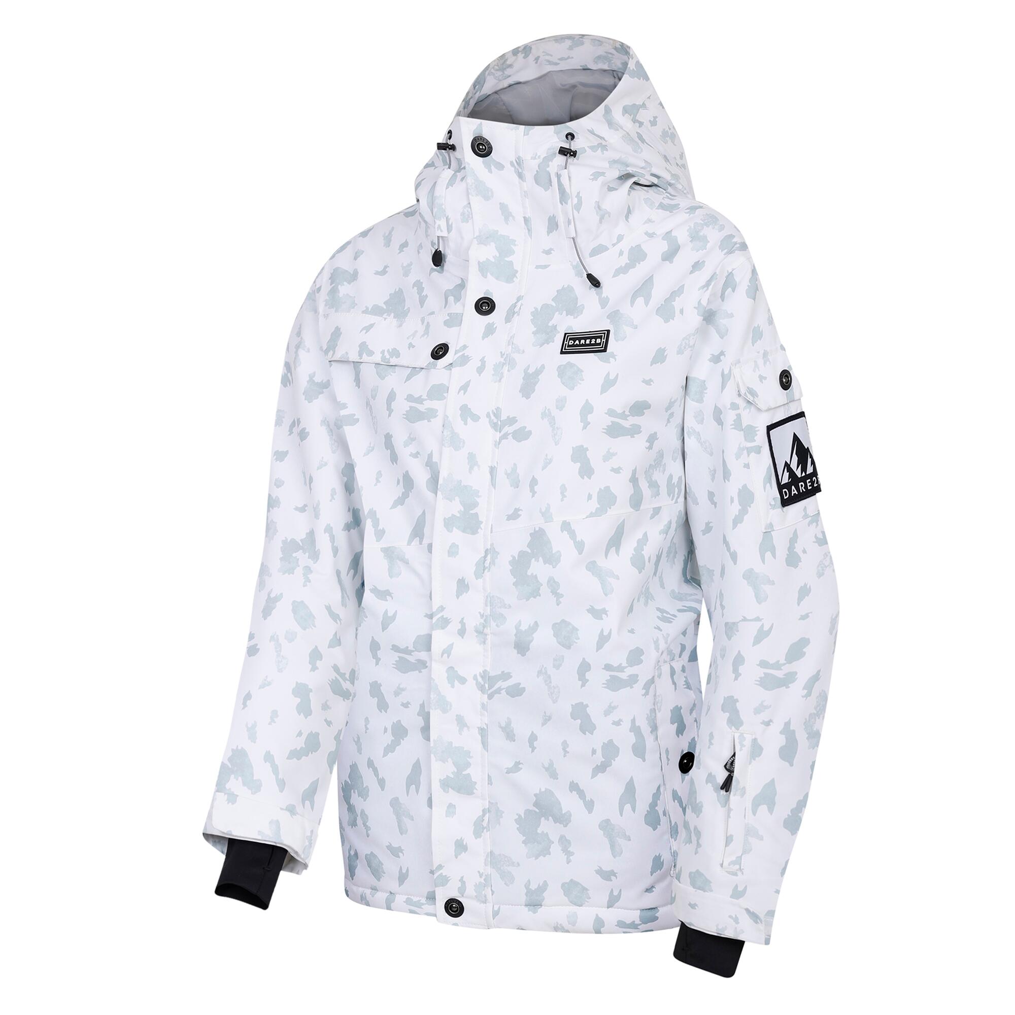 Womens/Ladies Ski Life Dash Print Ski Jacket (White) 3/4