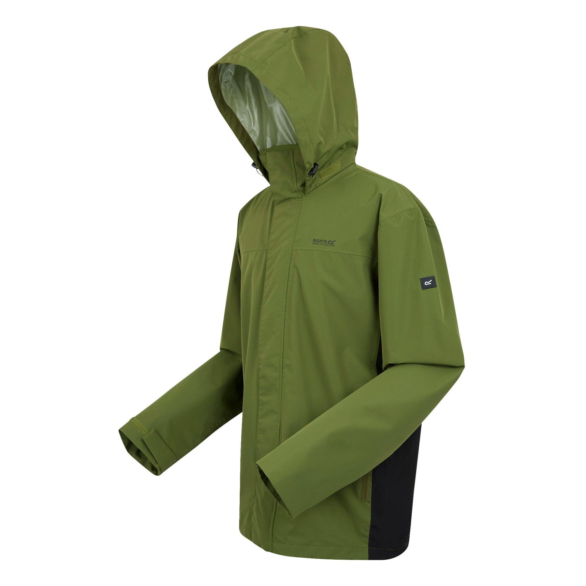 Heren Matt II Waterdichte Jas (Nefriet groen/zwart) 3/4