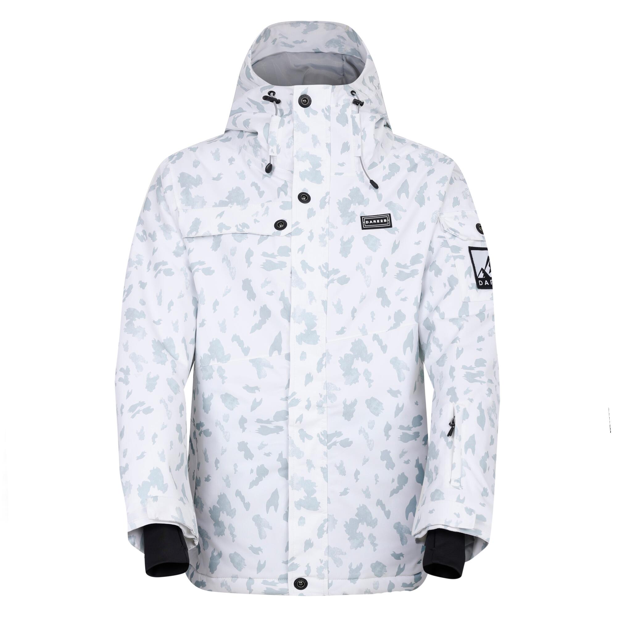 DARE 2B Womens/Ladies Ski Life Dash Print Ski Jacket (White)