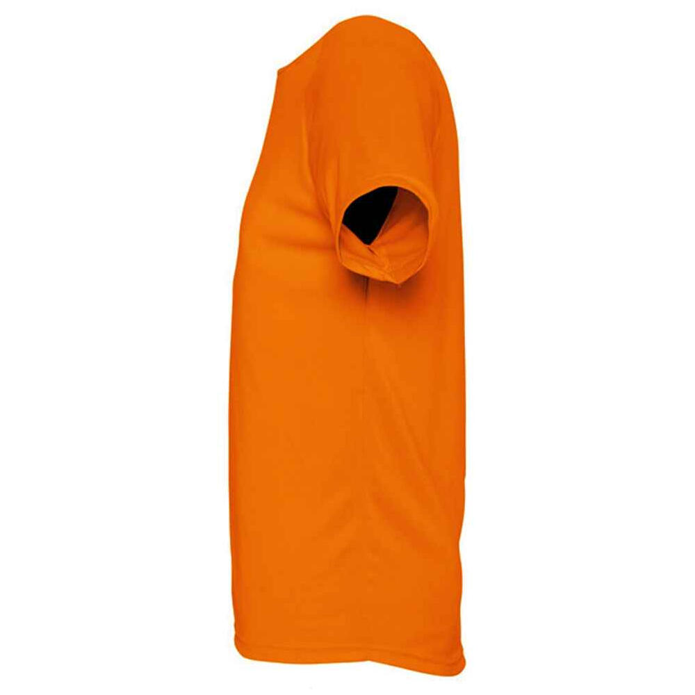 Maglietta Raglan Uomo SOLS Sporty Arancio 3/4