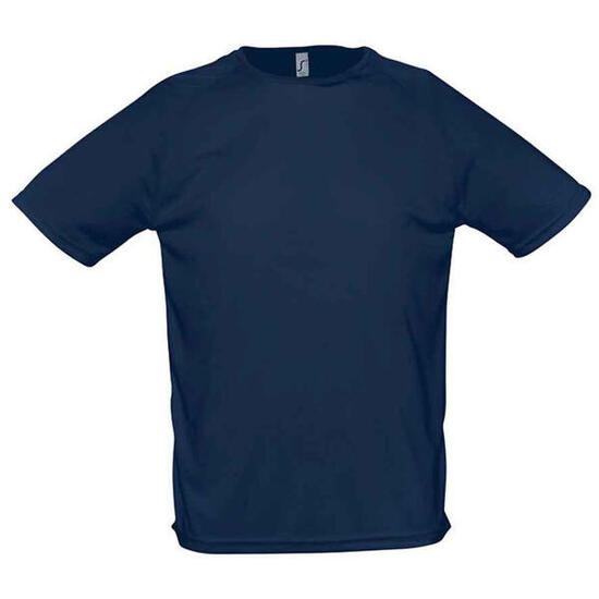 Camiseta Sporty Raglan para Hombre Verde Neón