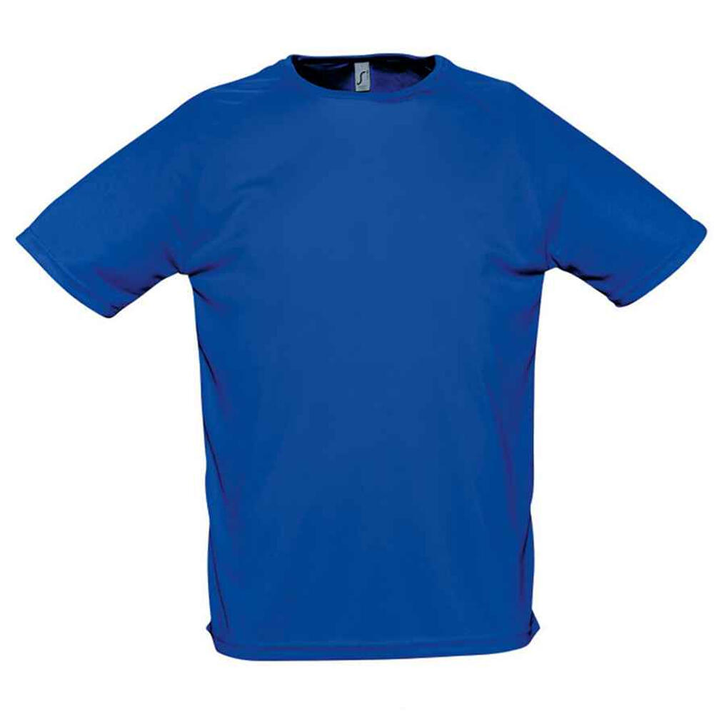 Mens Sporty Raglan TShirt (Royal Blue)