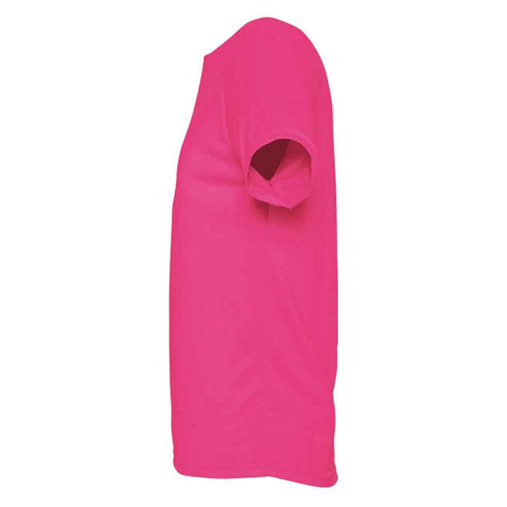 Tshirt SPORTY Homme (Rose Néon) 3/4