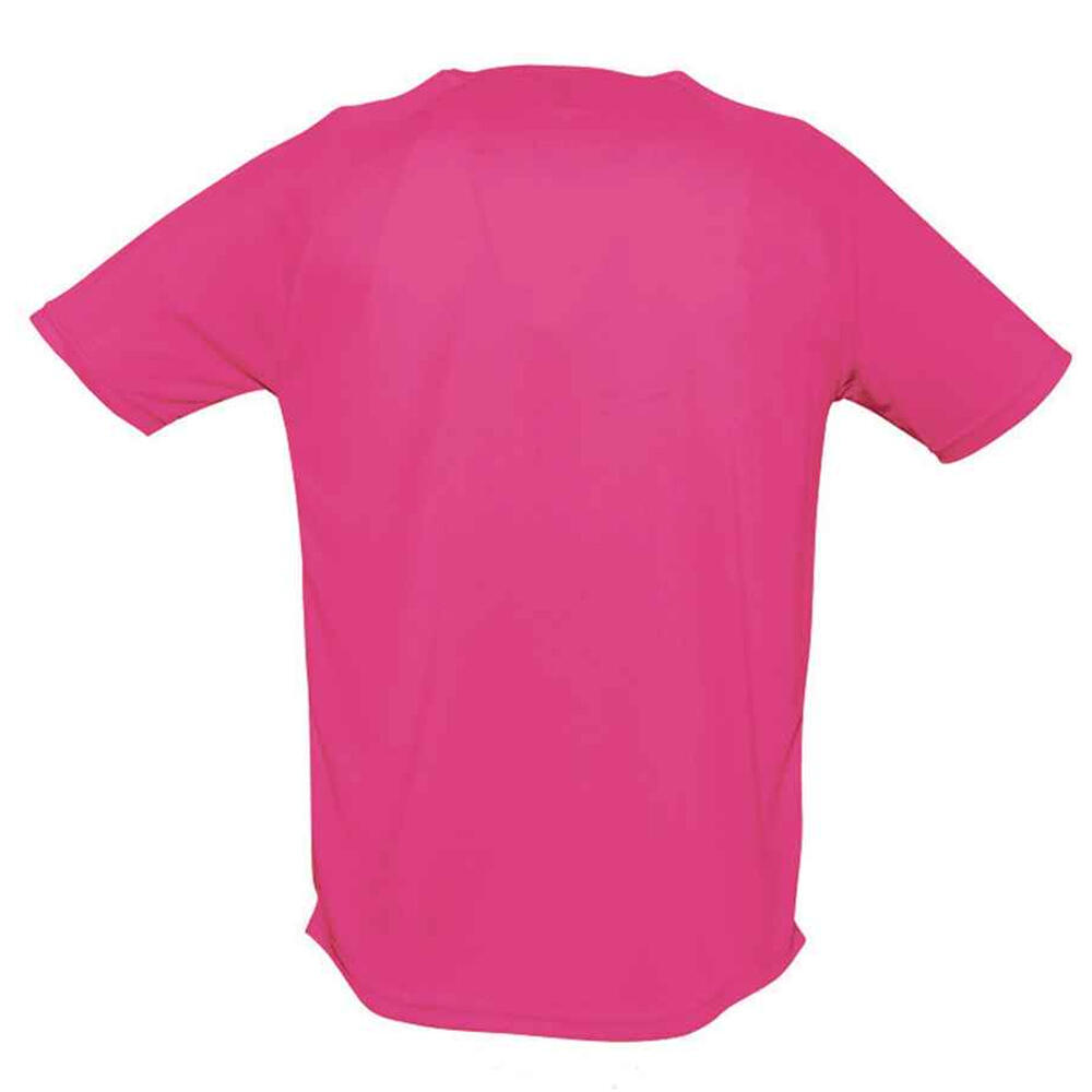Tshirt SPORTY Homme (Rose Néon) 2/4