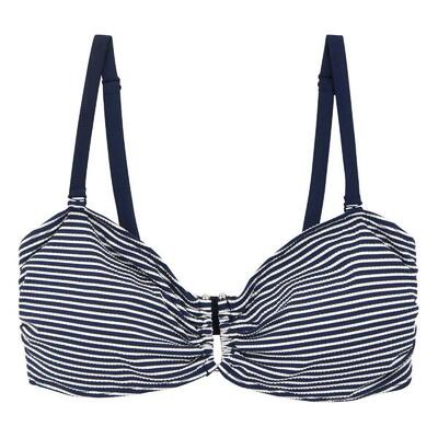 Top Bikini Modellamento Della Figura Donna Regatta Aceana III Blu Navy Bianco