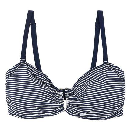 Haut De Maillot De Bain ACEANA Femme (Bleu Marine / Blanc)