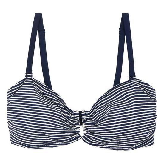 Top Bikini Modellamento Della Figura Donna Regatta Aceana III Blu Navy Bianco