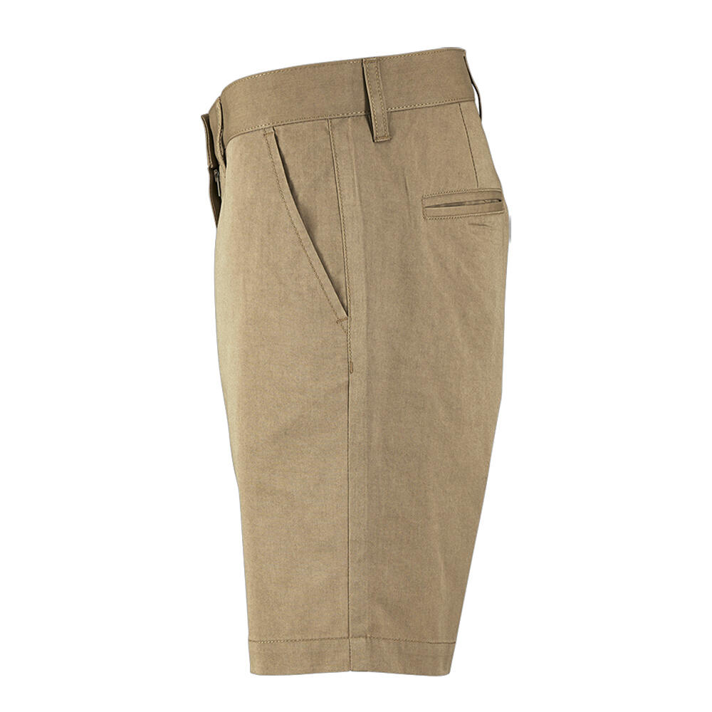 Dames Jasper Chino Bermuda Korte Broek Chinos (Kastanje) 3/4