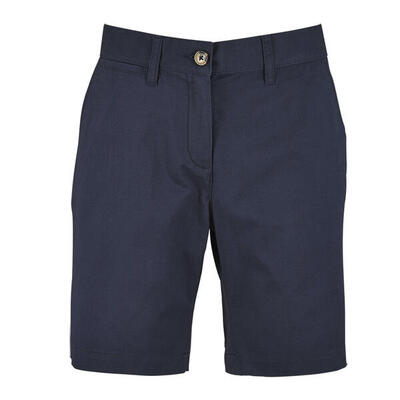 Chino Pantaloncini Bermuda Donna SOLS Jasper Blu Scuro