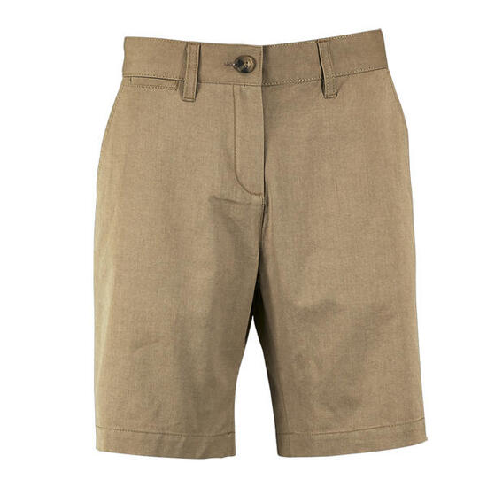 Dames Jasper Chino Bermuda Korte Broek Chinos (Kastanje)
