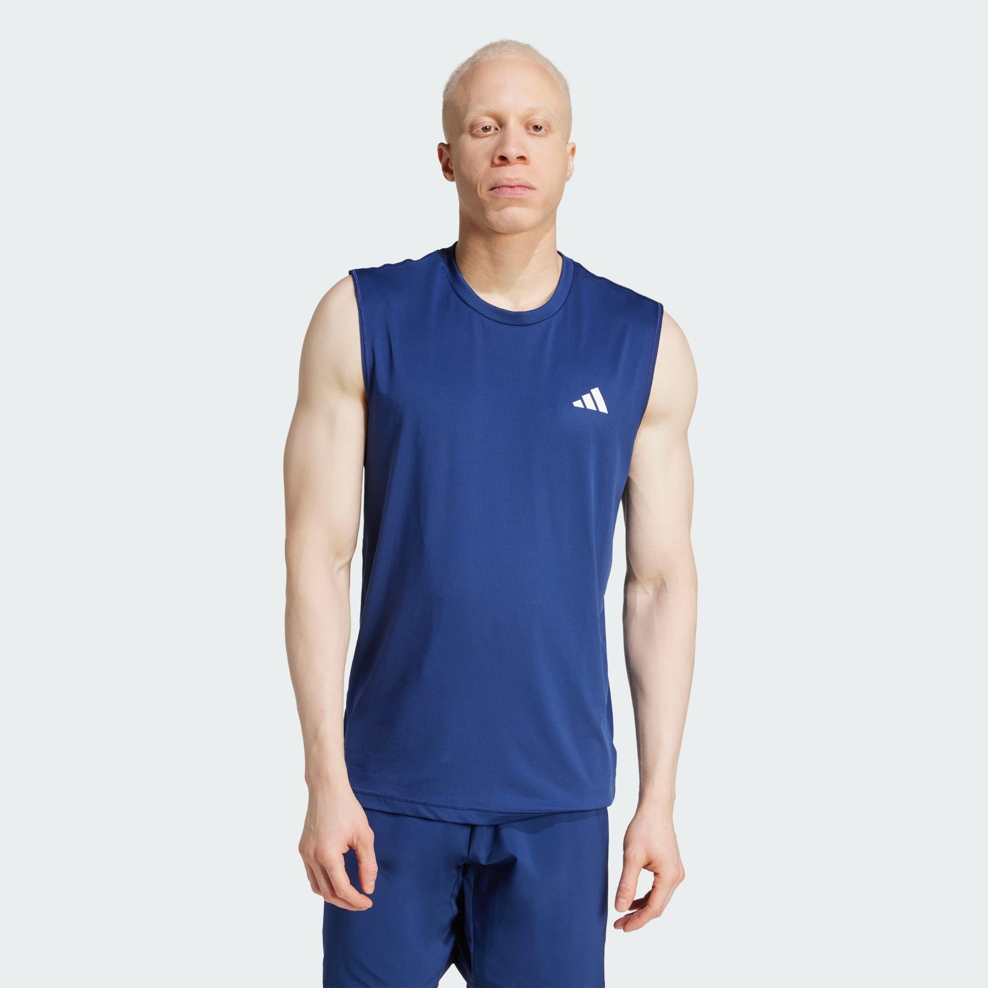 Adidas - Débardeur Climacool - T-shirt Sans Manche - Bleu - S - Decathlon