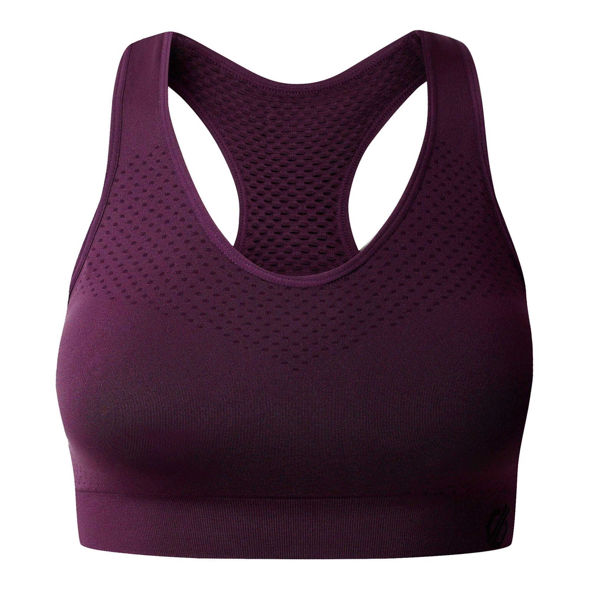 DARE 2B Dames Dont Sweat It II Sportbeha (Diepe pruim)