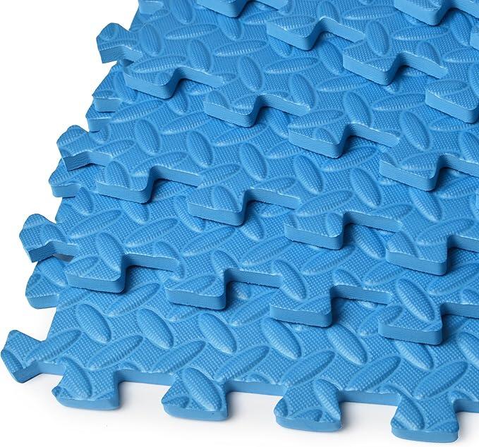 Alfombrilla de protección fitness 6 piezas - 60x60x1,2 cm 5/6