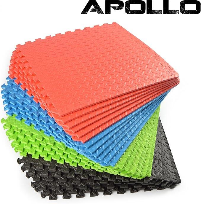 Alfombrilla de protección fitness 6 piezas - 60x60x1,2 cm 6/6