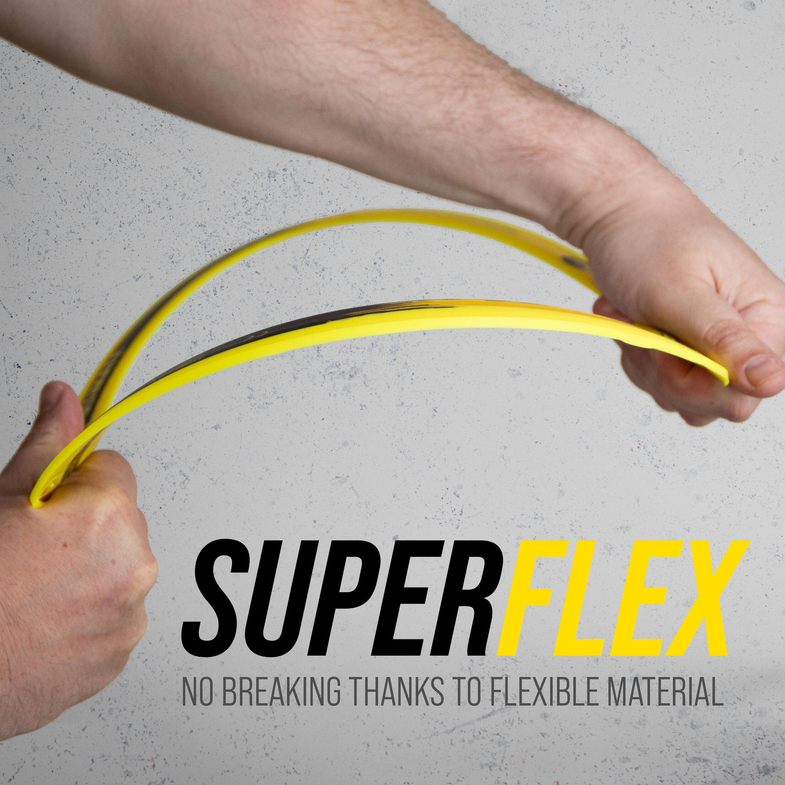 Superfly Aro de lanzamiento con bordes suaves - Amarillo, 33 cm 4/6