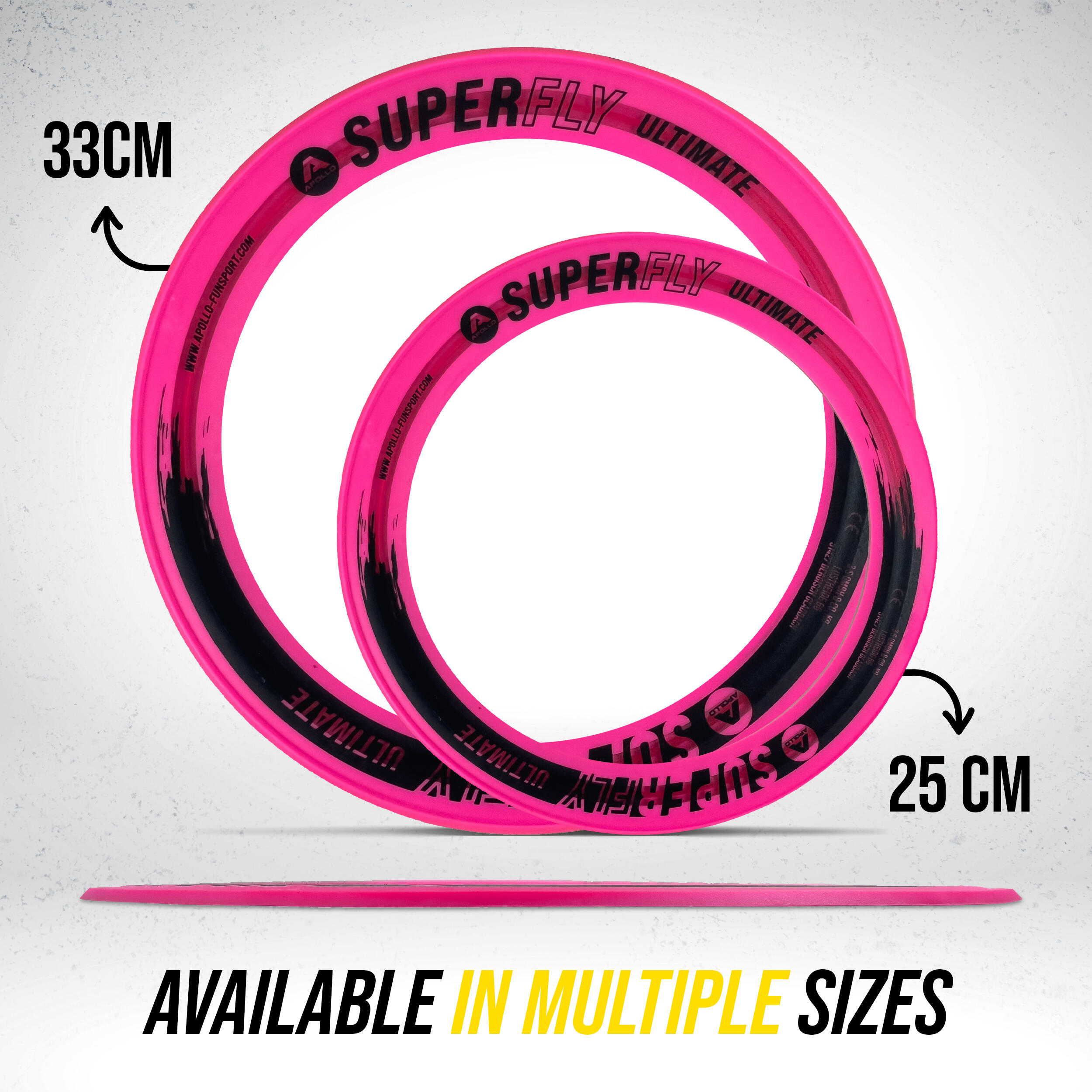 Superfly Aro de lanzamiento con bordes suaves - Rosa, 25 cm 6/6