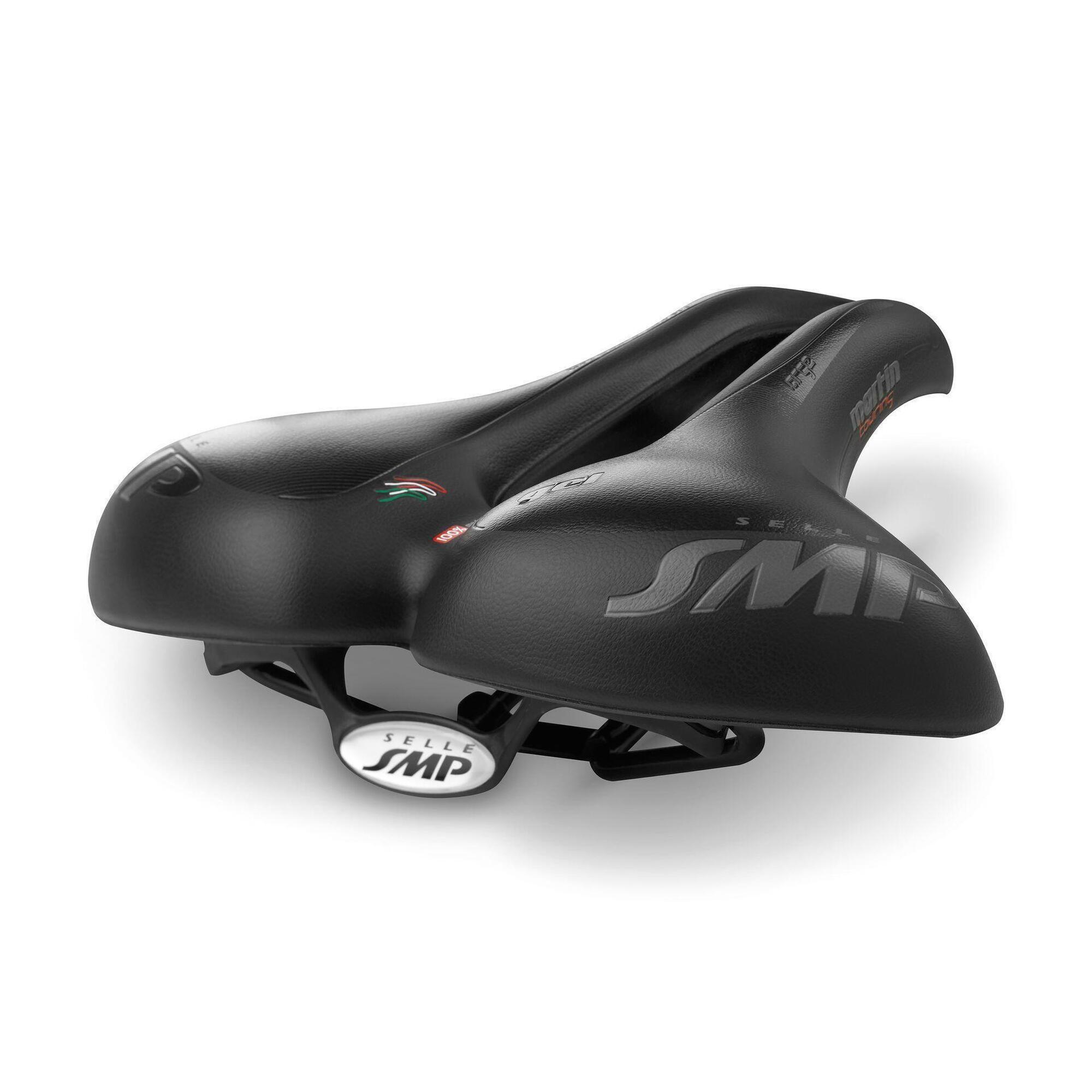 Selle Smp - Selle De Vélo De Ville Martin Touring Large Gel - Selle De Vélo - Noir - Decathlon