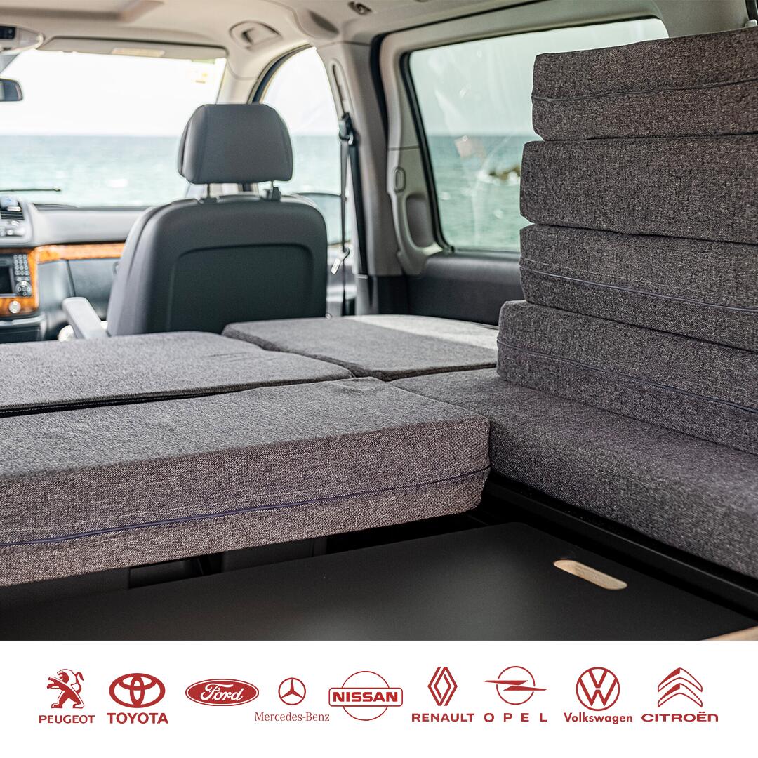 Mueble Camper MOKUZAI Gris 140x120x45cm 4/7