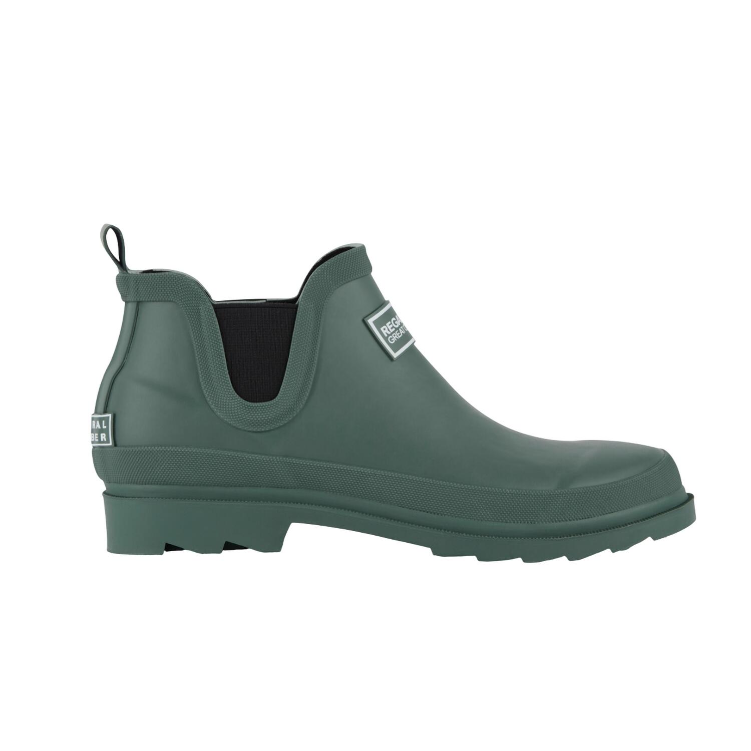 Womens/Ladies Harper Plain Ankle Wellington Boots (Dark Forest Green) 3/5